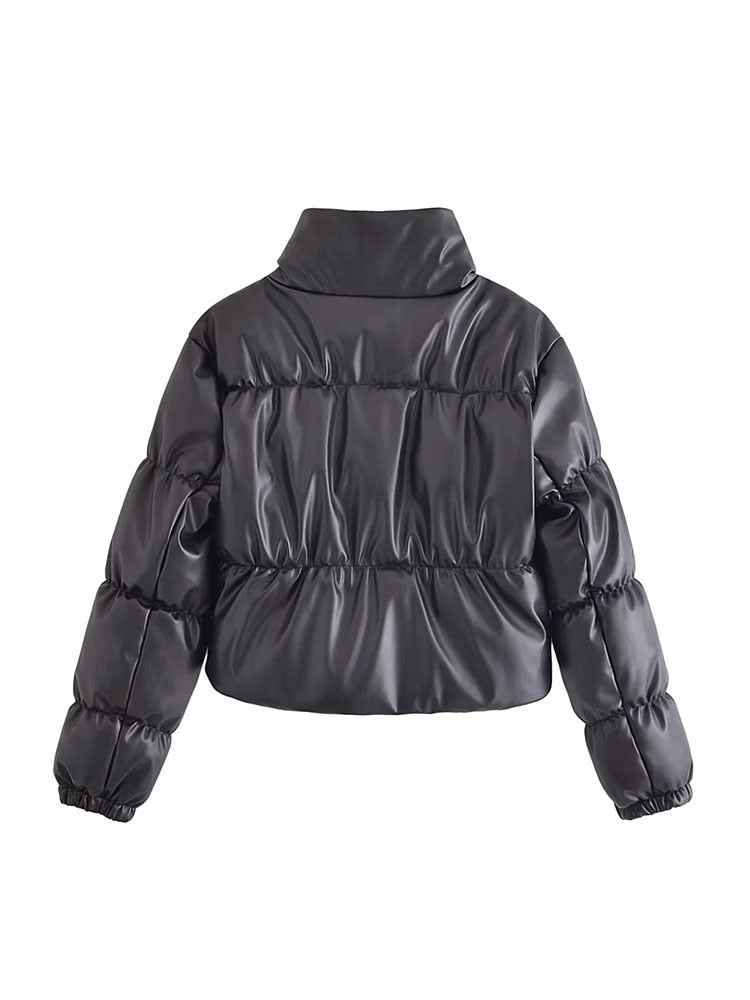 Jaqueta Puffer Feminina Élégance Hivernale